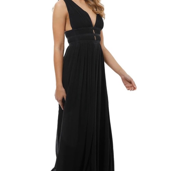 Black size 2 gladiator style dress from Nicole Miller - Picture 1 of 9